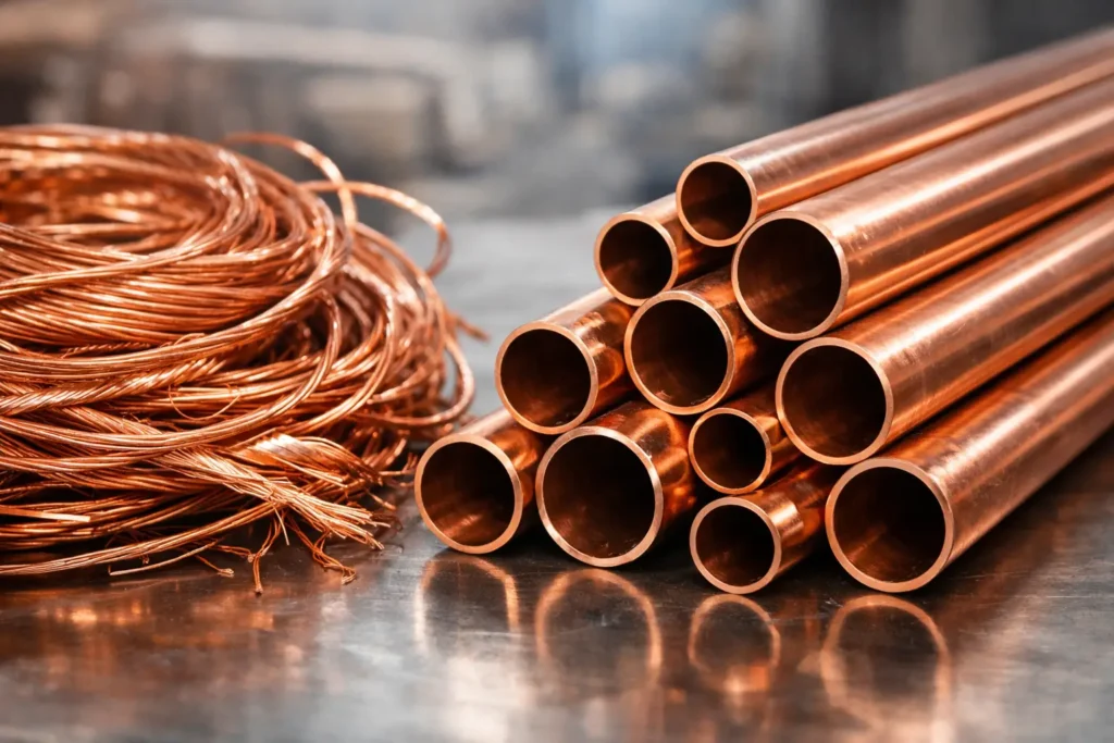 Copper Wire vs Copper Pipe for Scrap Value