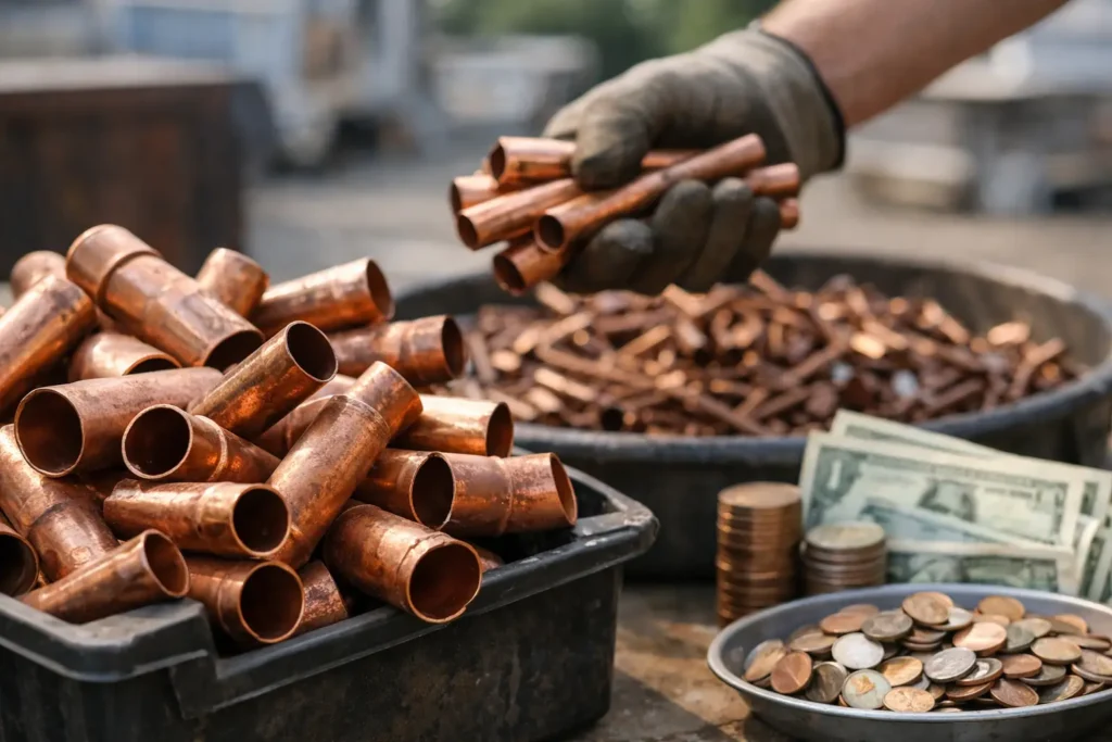 How to Recycle Copper Pipe for Cash