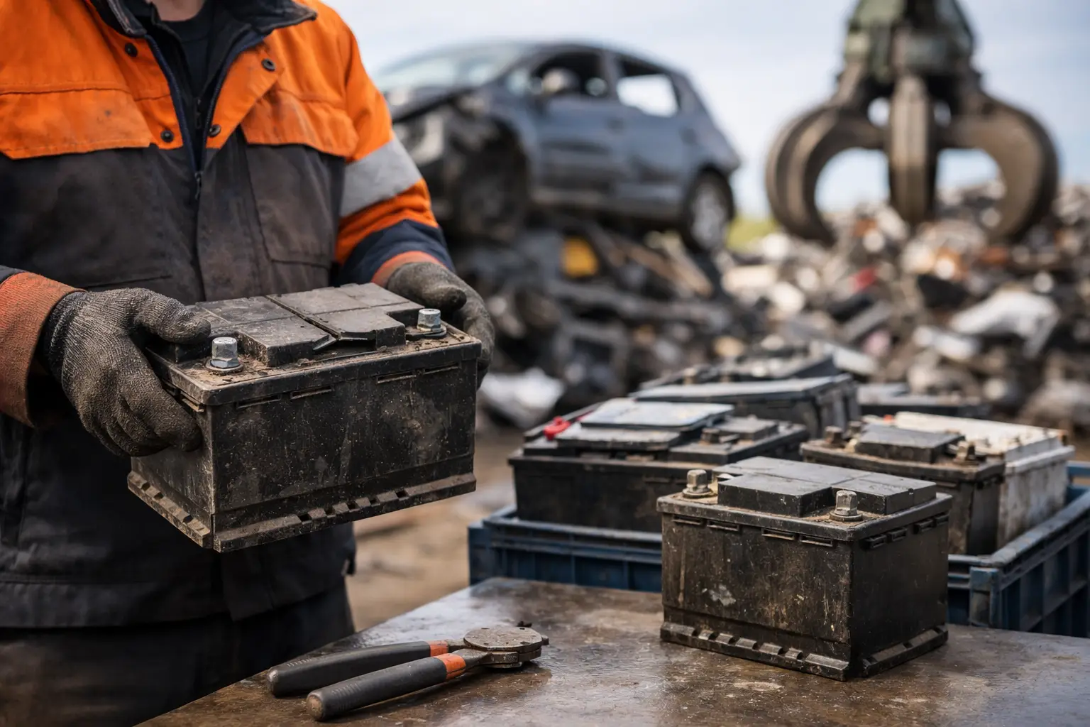 How to Scrap Car Batteries Safely for Cash