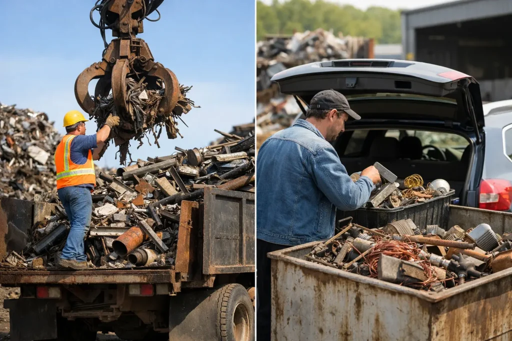 Scrap Pickup vs Drop Off: Which Pays Better?